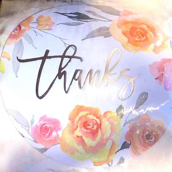 NEW Poshmark Packages "Thank you" Gift Wrap Shipping Supplies Set ~ 125 Stickers - Picture 2 of 9